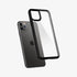075CS27135 - iPhone 11 Pro Max Case Ultra Hybrid in crystal clear showing the back